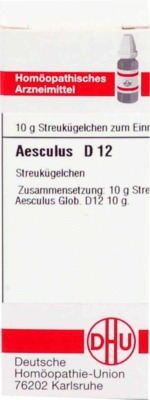 AESCULUS D 12 Globuli 10 g Globuli