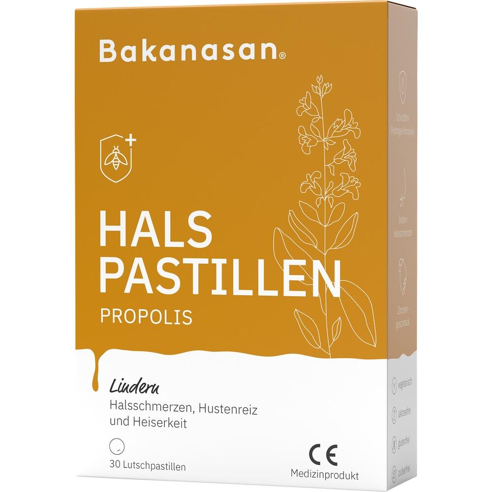 Bakanasan HALS PASTILLEN PROPOLIS 30 St Lutschpastillen