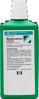 Betaisodona Lösung 500 ml Lösung