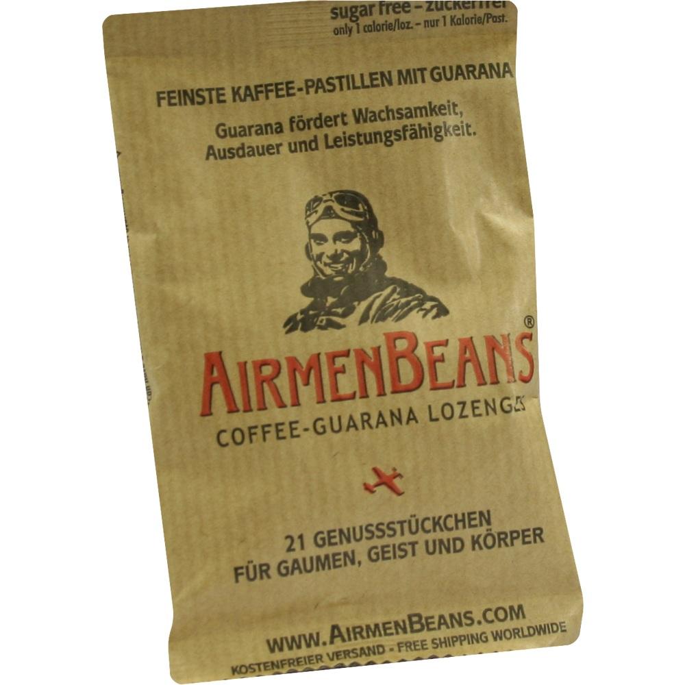 AIRMENBEANS feinste Kaffee Pastillen mit Guarana 21 St Pastillen