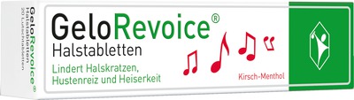 GeloRevoice Halstabletten Kirsch-Menthol 20 St. 20 St Lutschtabletten