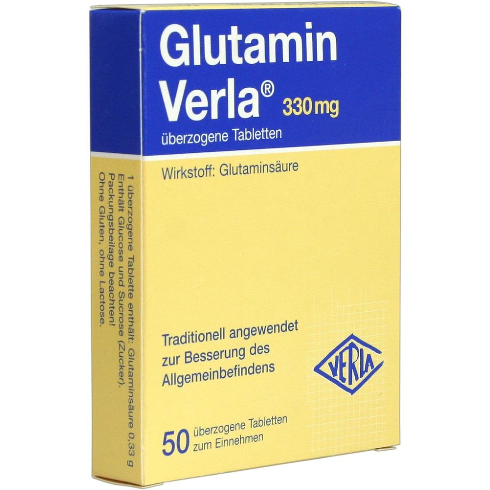 GLUTAMIN Verla überzogene Tabletten 50 St Überzogene Tabletten
