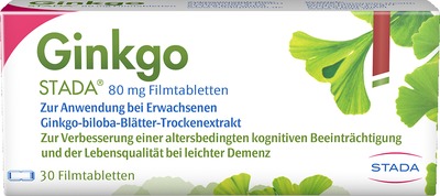 Ginkgo STADA 80mg 30 St Filmtabletten