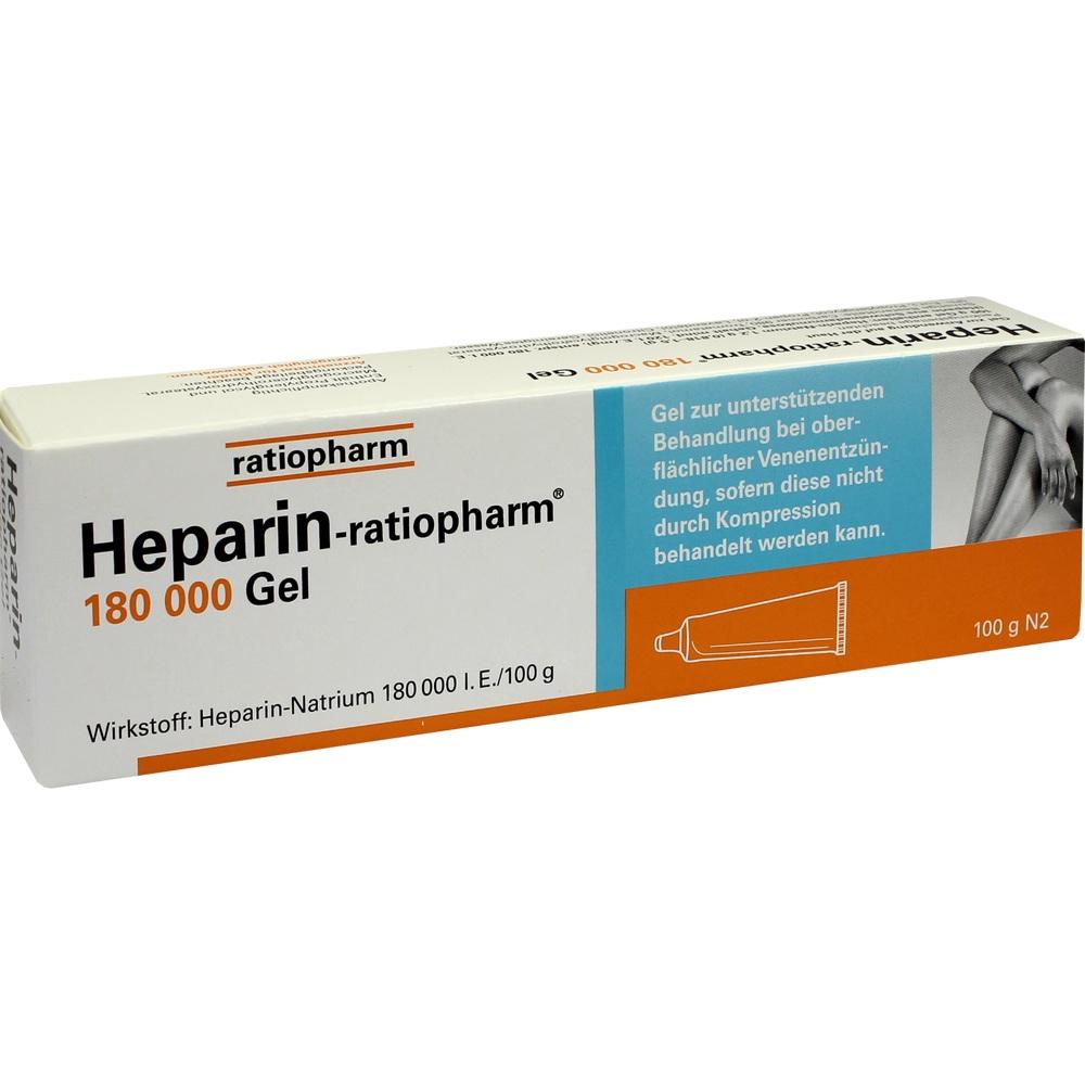 Heparin-ratiopharm 180000 100 g Gel