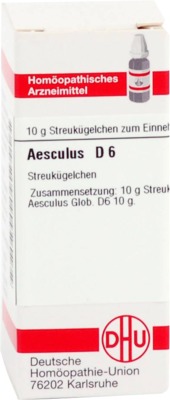 AESCULUS D 6 Globuli 10 g Globuli
