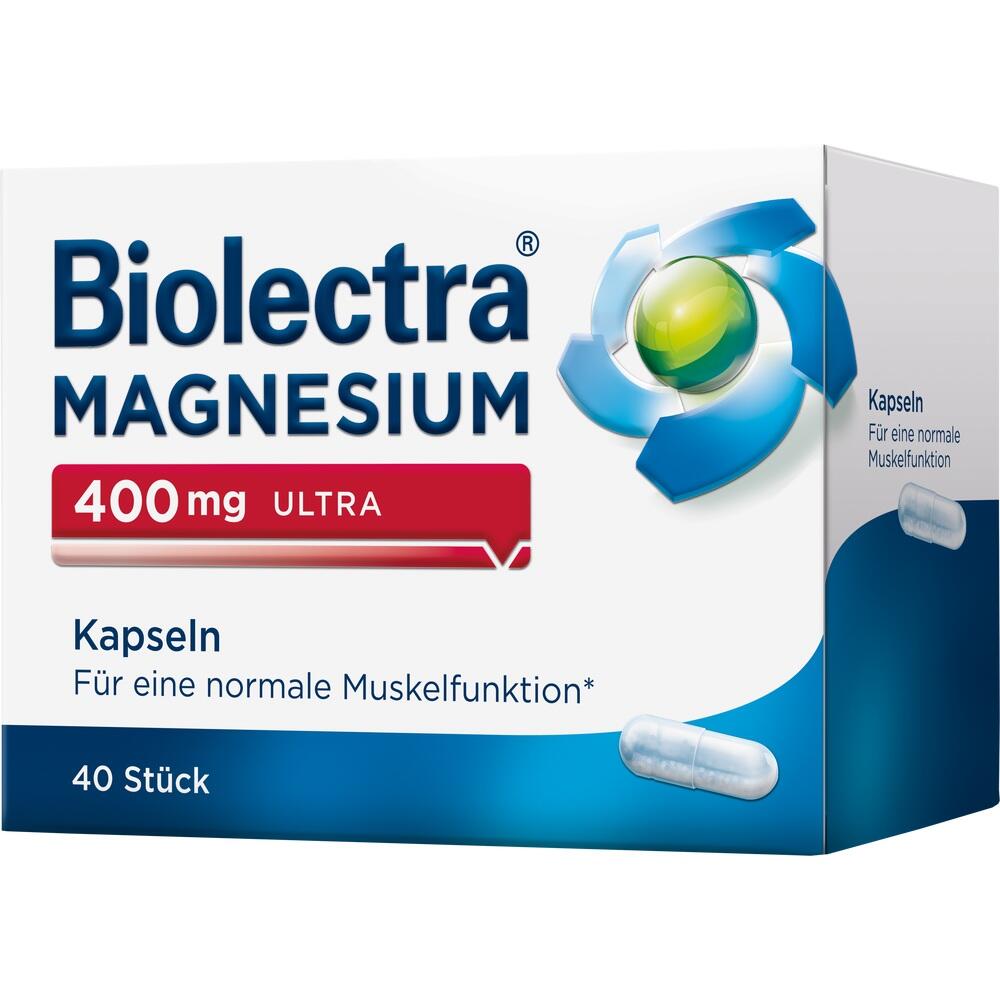 Biolectra MAGNESIUM 400mg ULTRA 40 St Kapseln