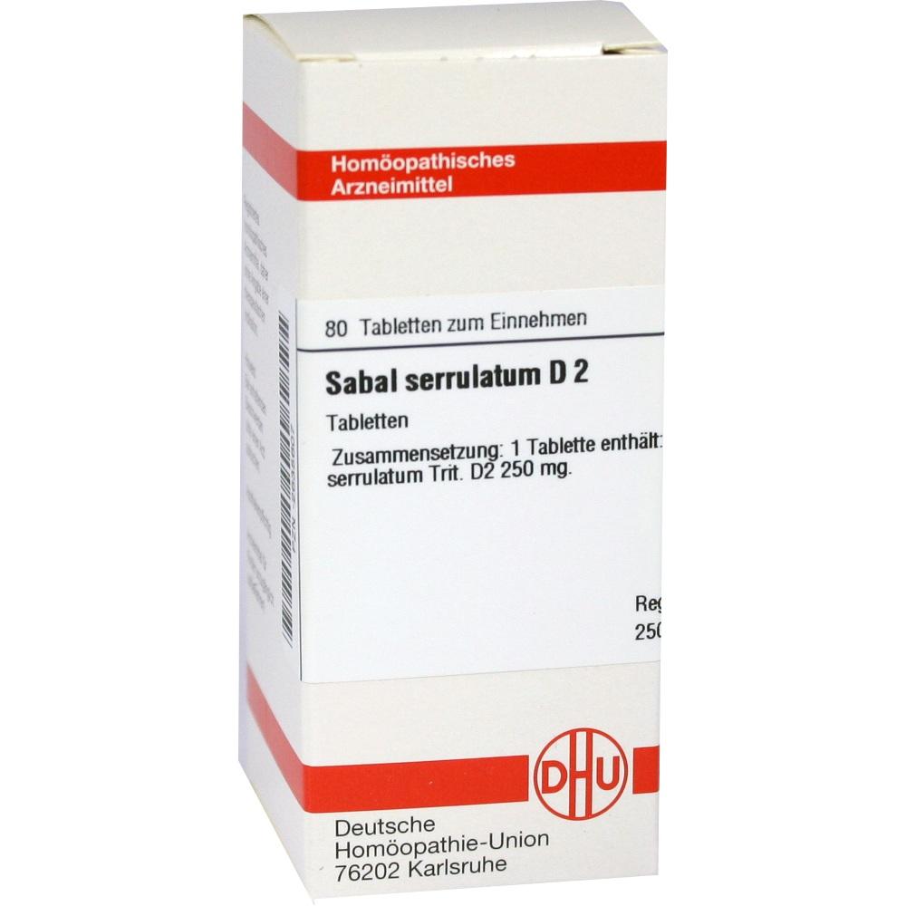 SABAL SERRULATUM D 2 Tabletten 80 St Tabletten