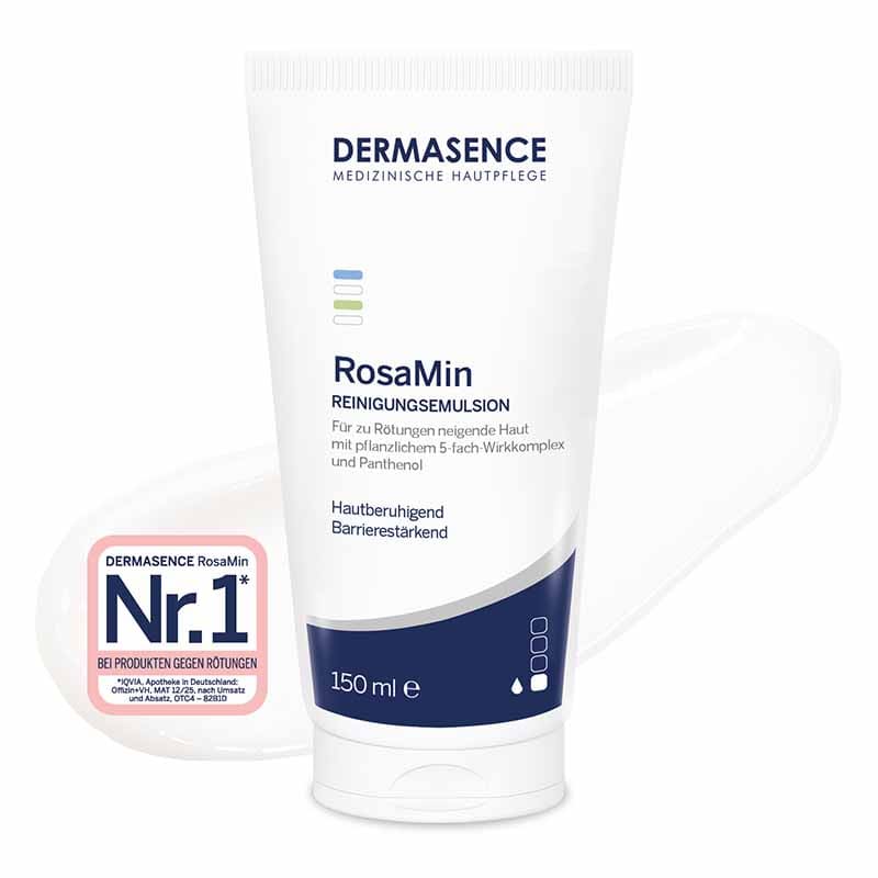 DERMASENCE RosaMin REINGUNGSEMULSION 150 ml Emulsion