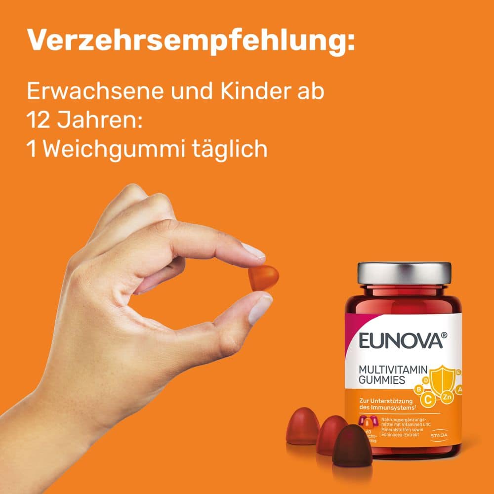 EUNOVA MULTIVITAMIN GUMMIS 60 St Bonbons