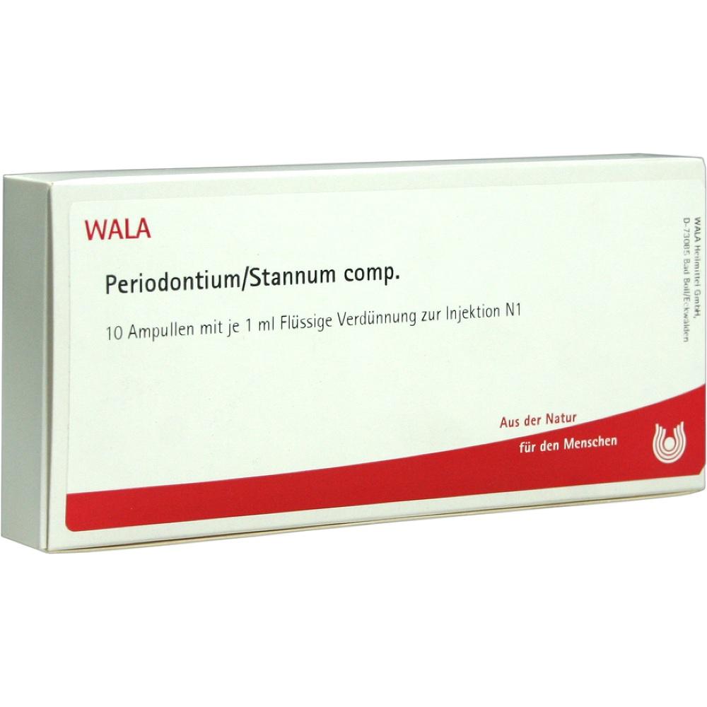WALA Periodontium/Stannum comp. 10X1 ml Ampullen