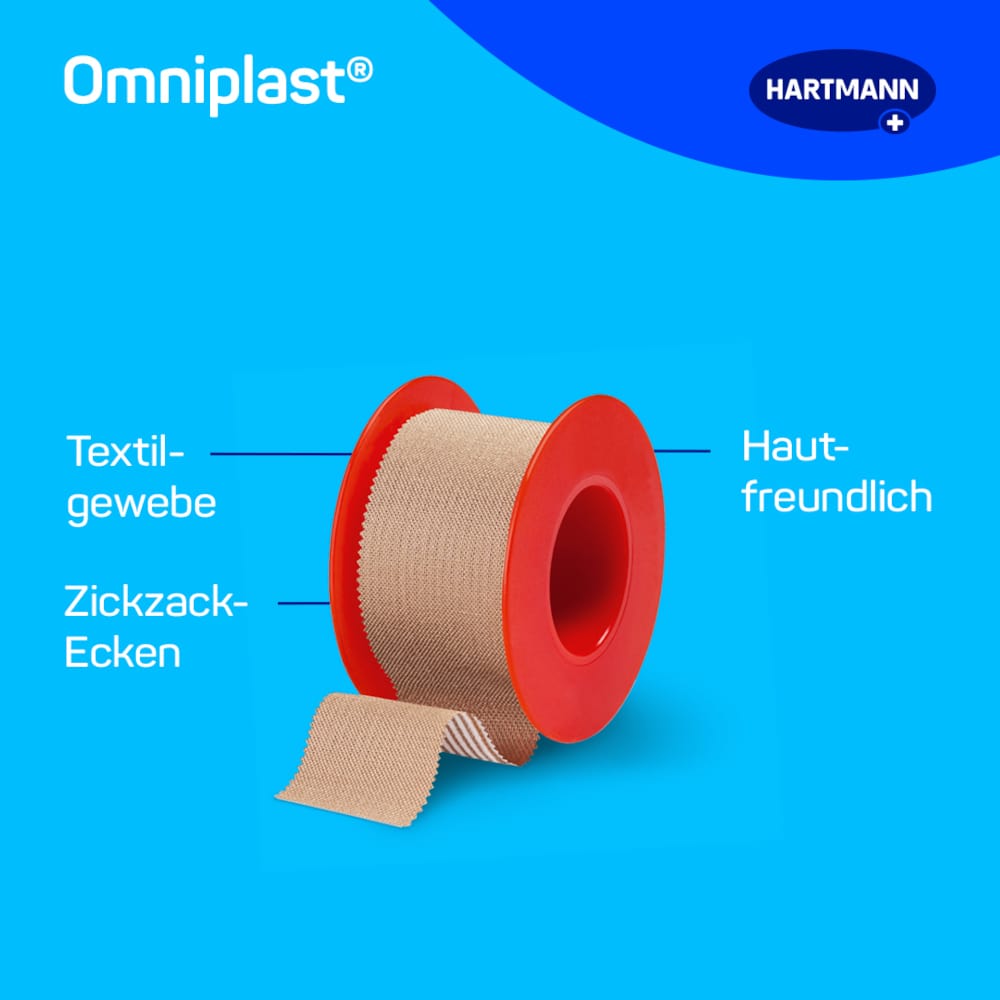 omniplast 2,5cm x 5m 1 St Pflaster omniplast 2,5cm x 5m 1 St Pflaster