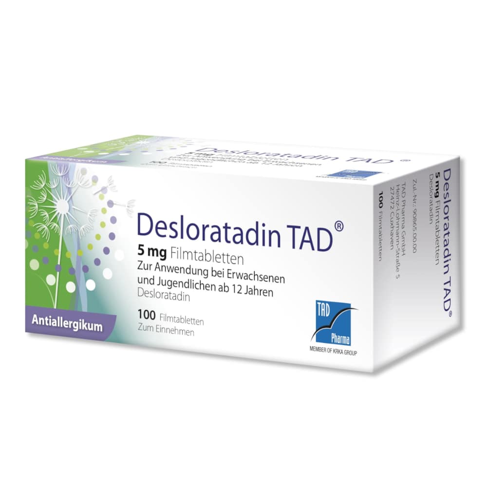 Desloratadin TAD 5 mg 100 St Filmtabletten
