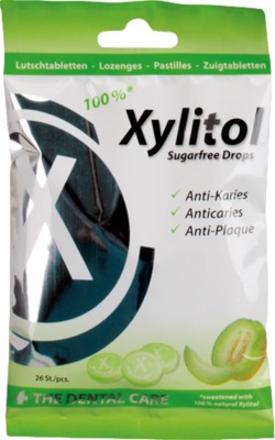 miradent Xylitol Drops zuckerfrei Melone 60 g Bonbons