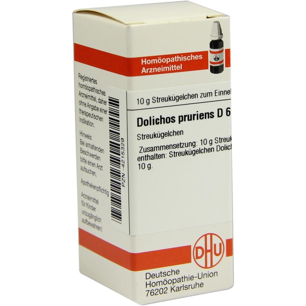 DOLICHOS PRURIENS D 6 Globuli 10 g Globuli
