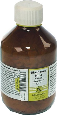 BIOCHEMIE 4 Kalium chloratum D 12 Tabletten 1000 St Tabletten