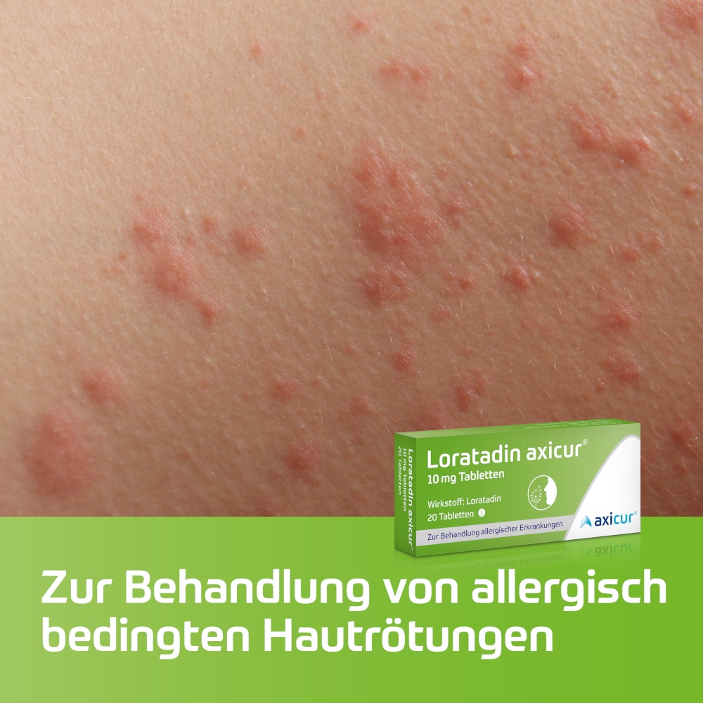 Loratadin axicur 10 mg Tabletten 20 St Tabletten