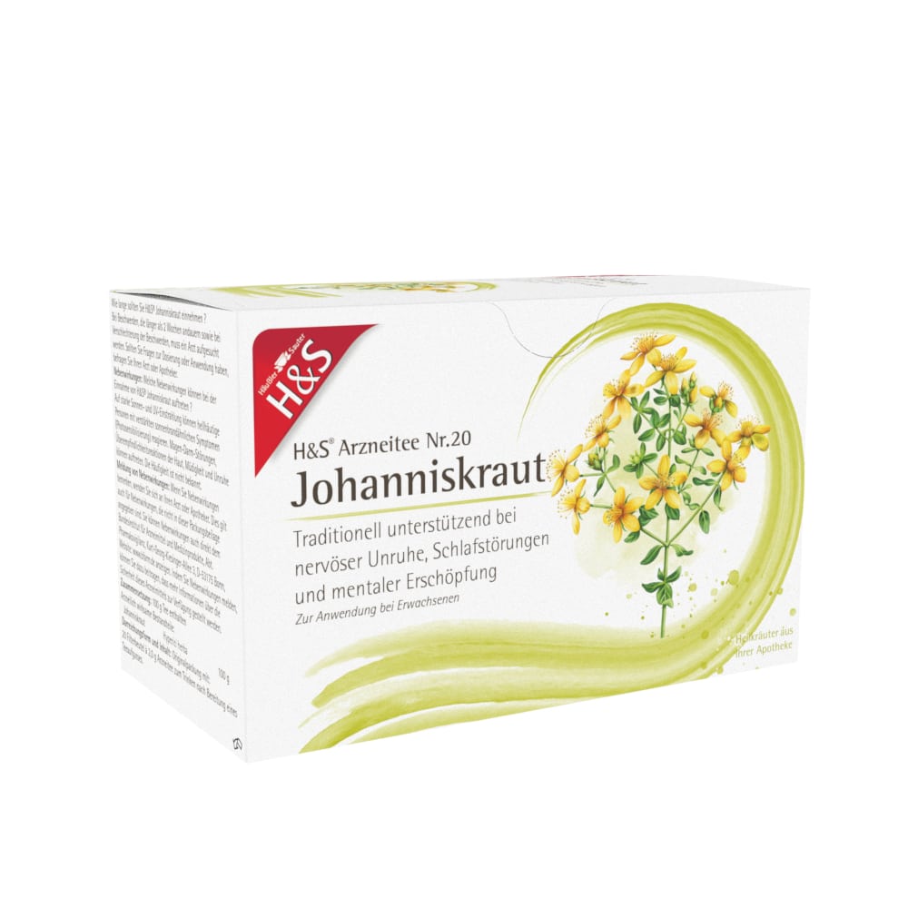 H&S Arzneitee Johanniskraut 20X2.0 g Filterbeutel