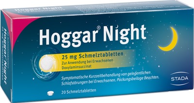 Hoggar Night 25 mg  20 St Schmelztabletten