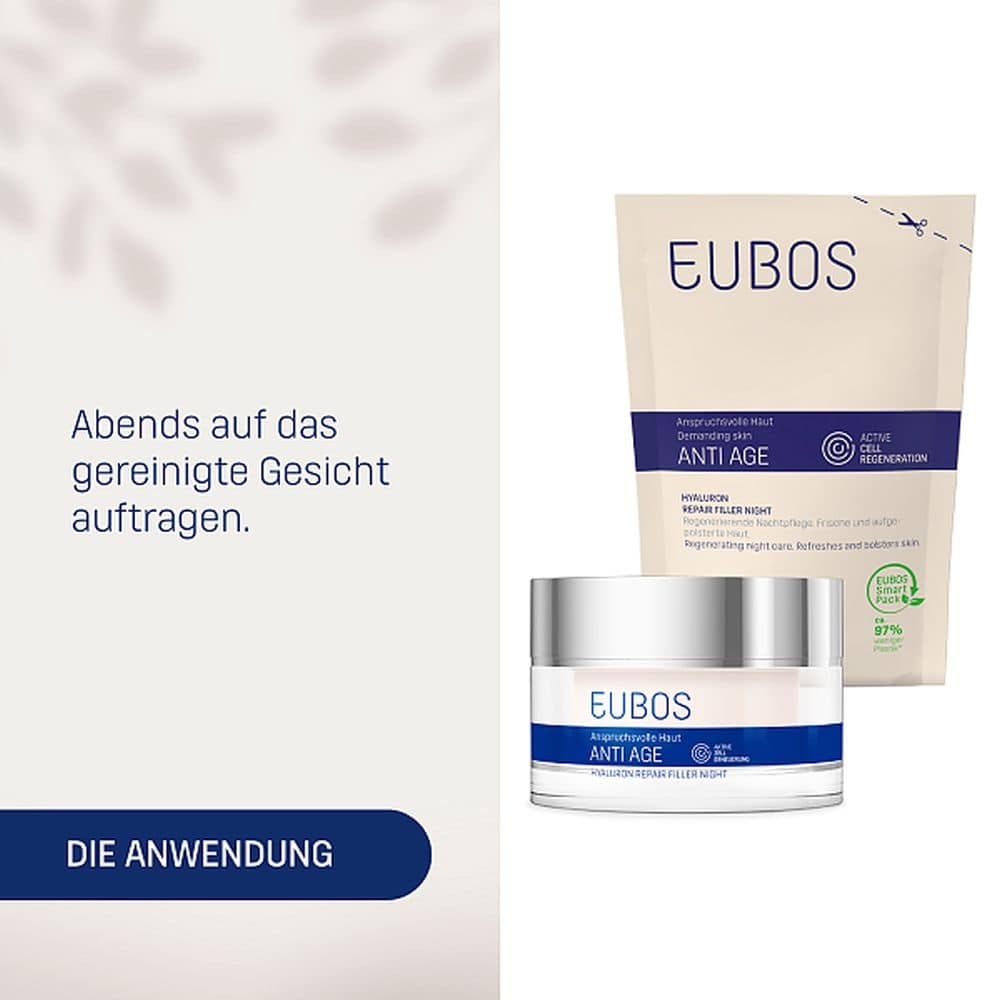 EUBOS ANTI AGE HYALURON REPAIR FILLER NIGHT 50 ml Creme