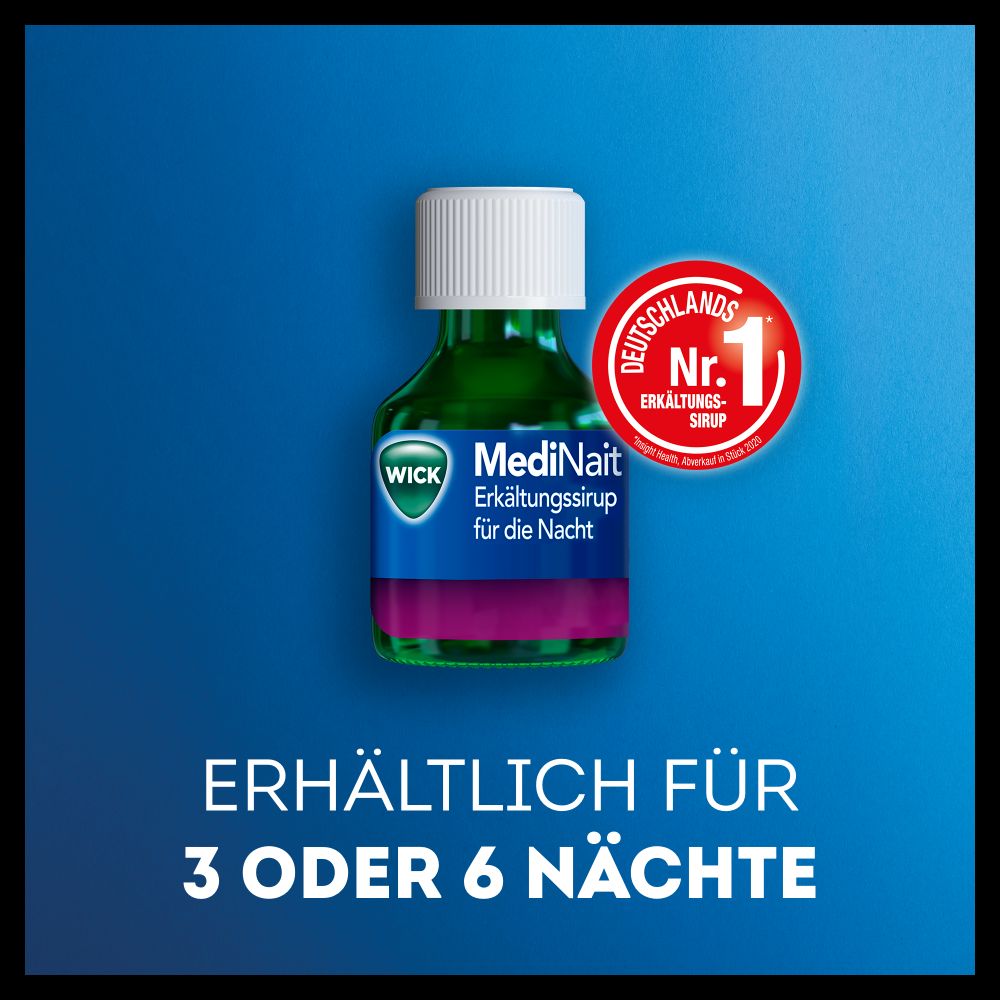 WICK MediNait Erkältungssirup für die Nacht 180 ml Sirup