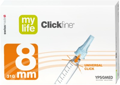 MYLIFE Clickfine Pen-Nadeln 8 mm 100 St Kanüle