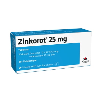 Zinkorot 25 mg 50 St Tabletten