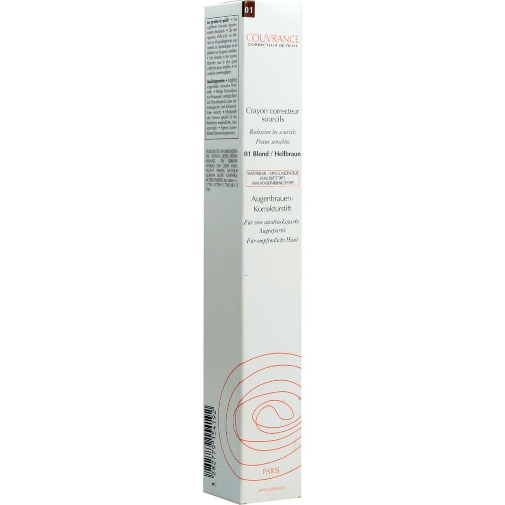 Avène Couvrance Augenbrauen Korrekturstift 01 hellbraun 1.19 g Stifte