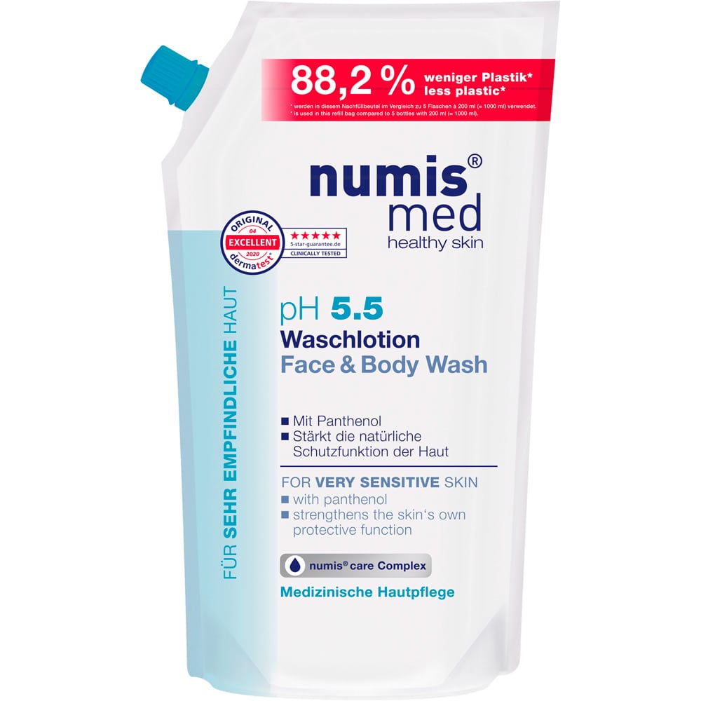 numis med Waschlotion Face & Body Wash pH 5.5 1000 ml Lotion