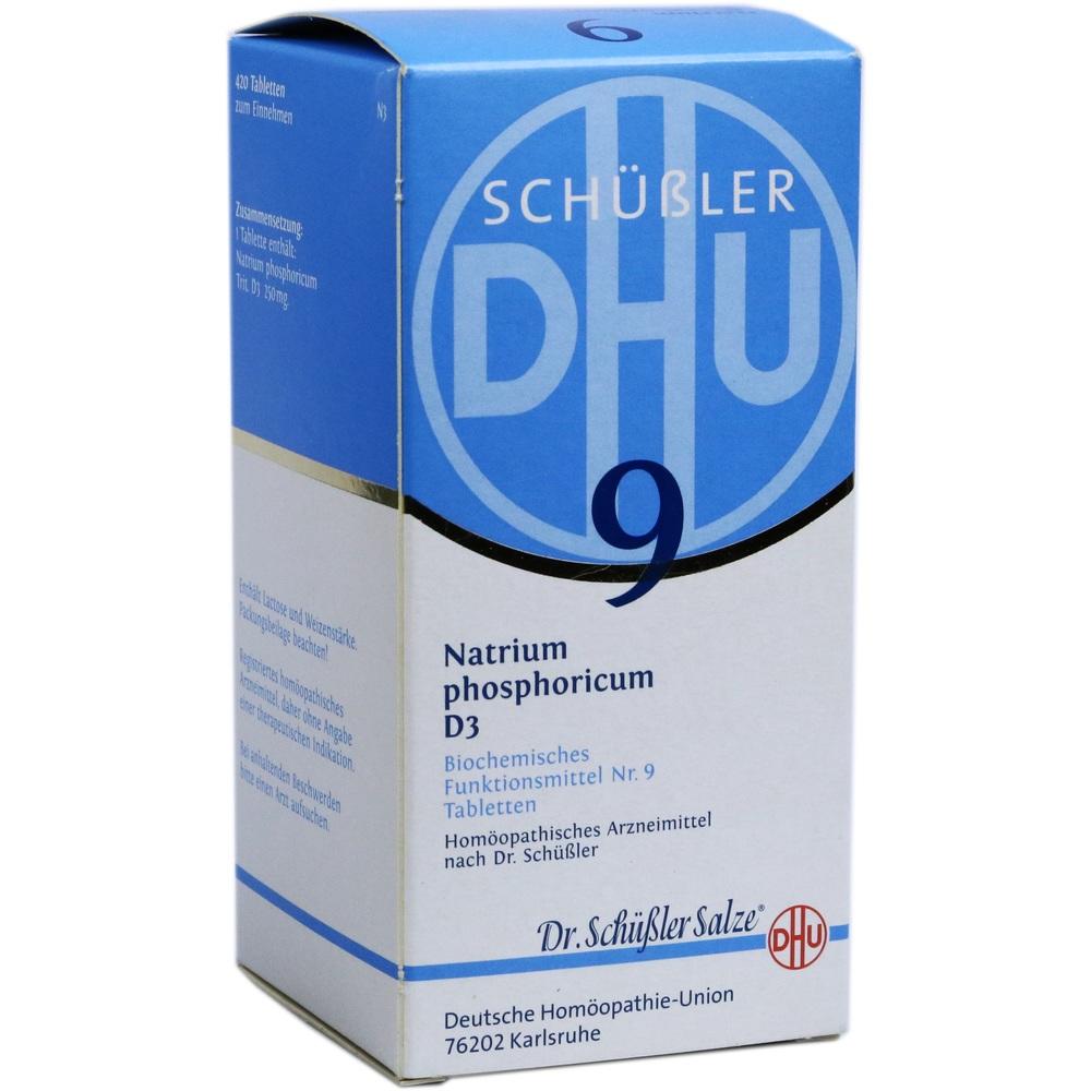 BIOCHEMIE DHU 9 Natrium phosphoricum D 3 Tabletten 420 St Tabletten