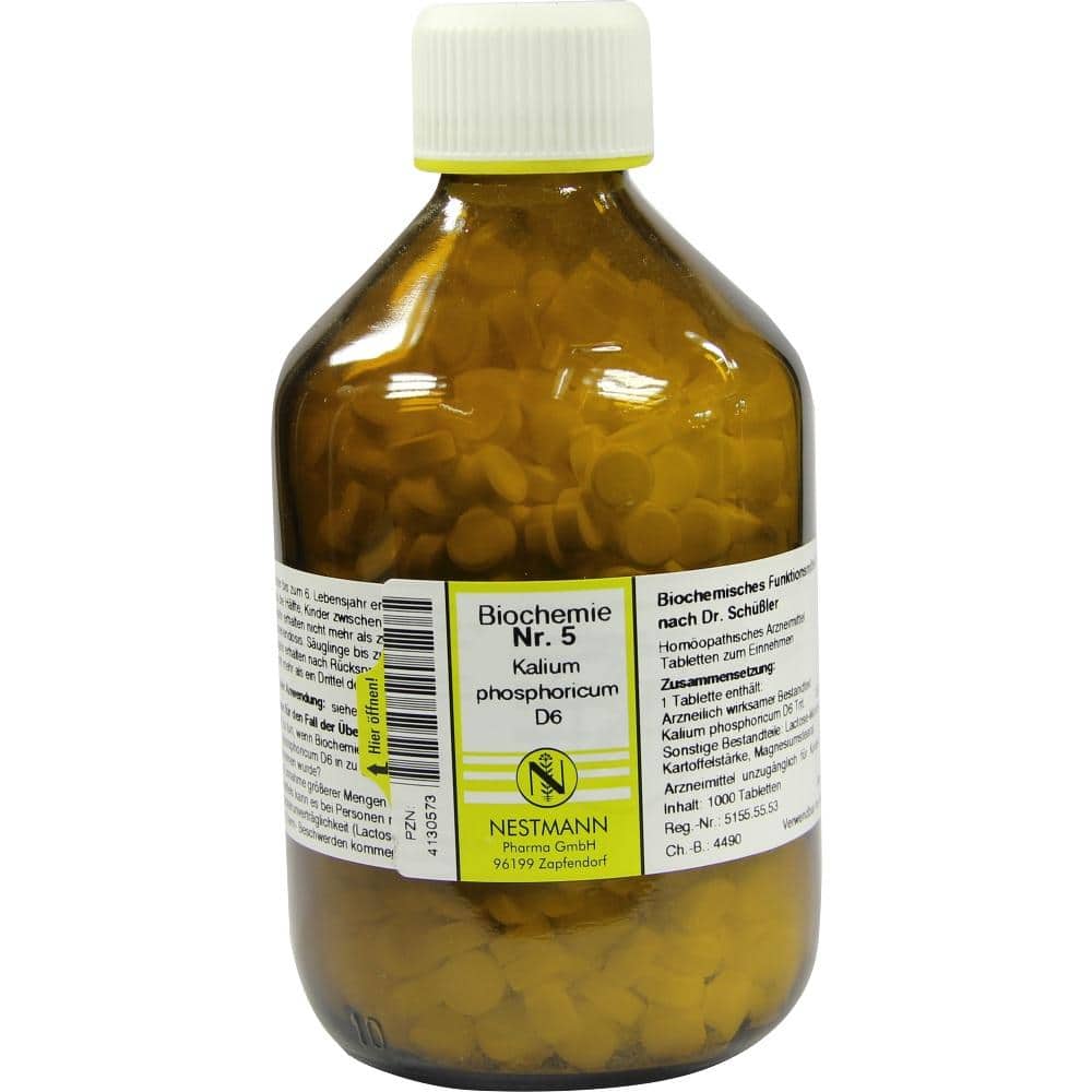 BIOCHEMIE 5 Kalium phosphoricum D 6 Tabletten 1000 St Tabletten