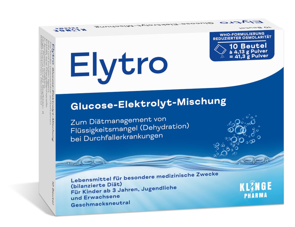 Elytro Glucose-Elektrolyt-Mischung 10 St Pulver zur Herstellung einer Lösung zum Einnehmen