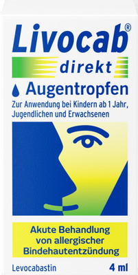 Livocab direkt Augentropfen bei Heuschnupfen und anderen Allergien