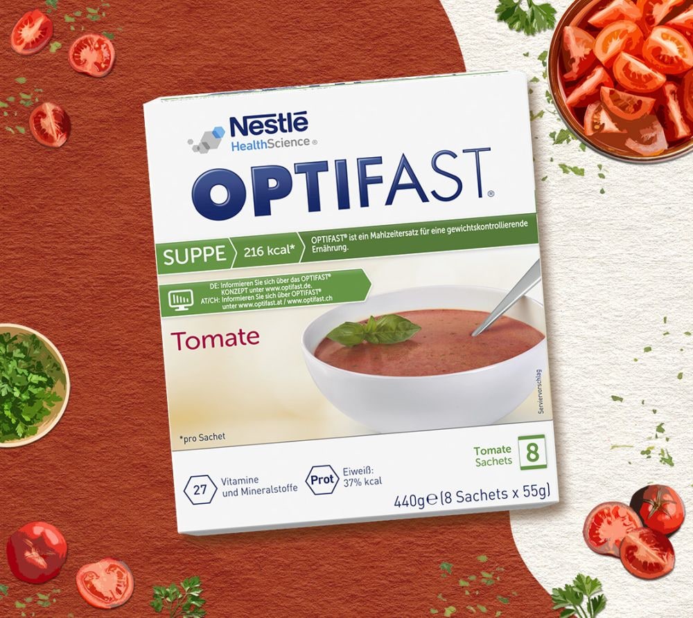 OPTIFAST Suppe Tomate Geschmack 8X55 g Pulver