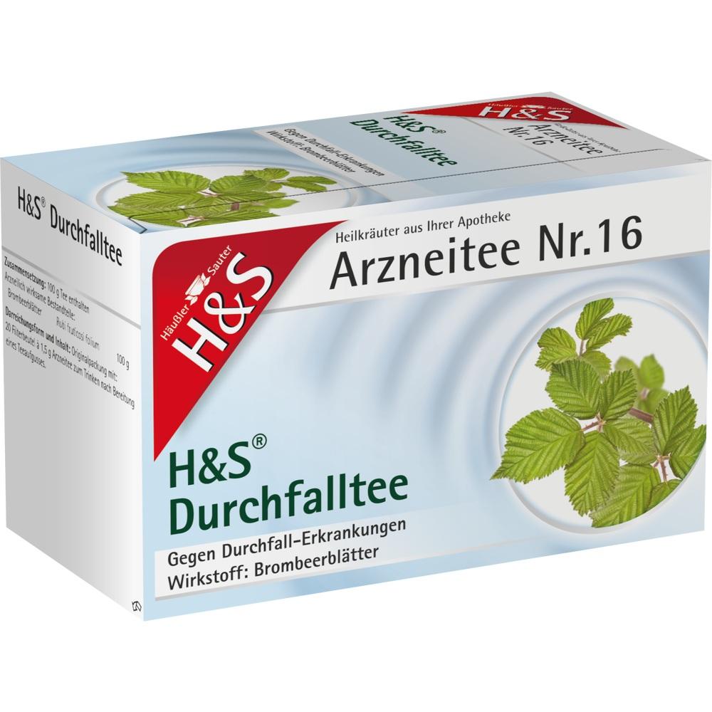 H&S Arzneitee Durchfalltee 20X1.5 g Filterbeutel