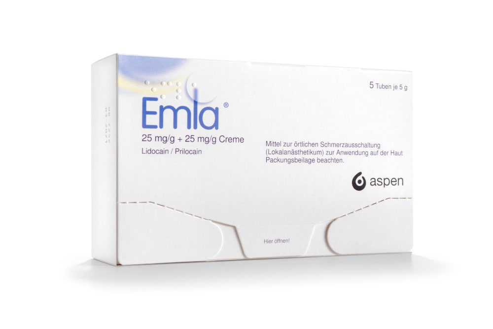EMLA Creme + 12 Tegaderm Pflaster 5X5 g Creme