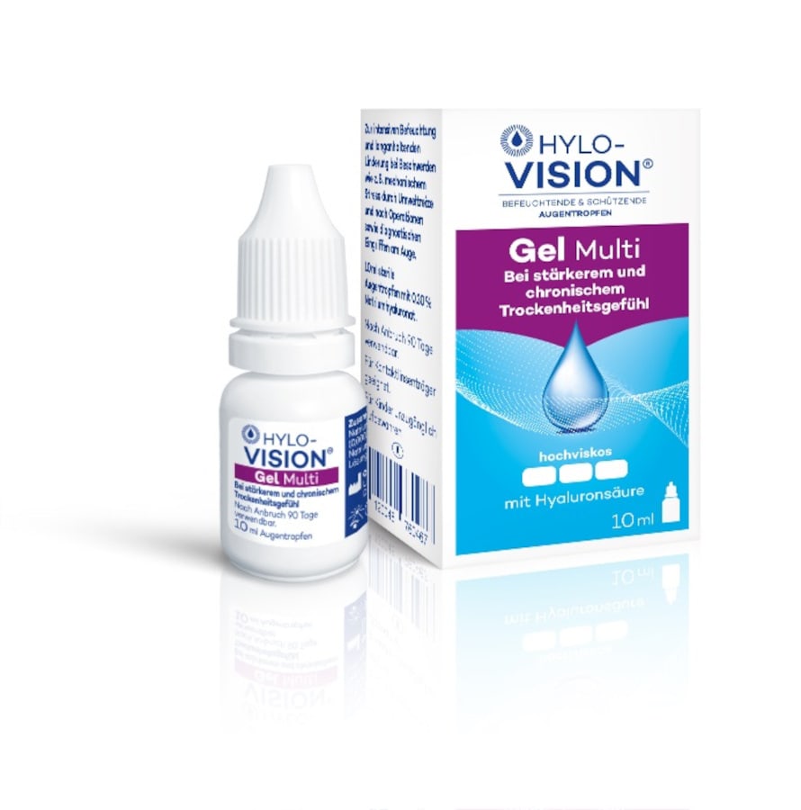 HYLO-VISION Gel multi 10 ml Augentropfen