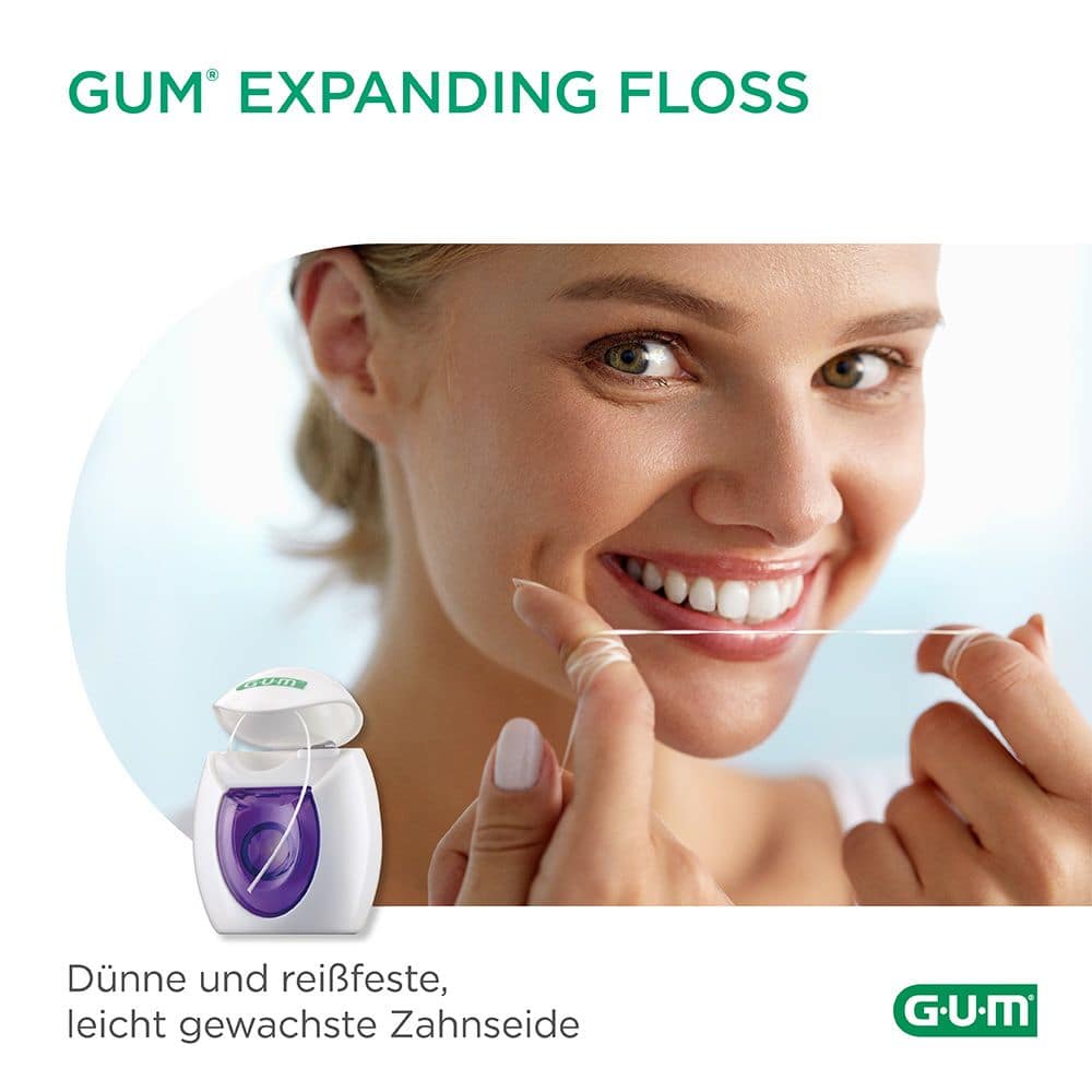 GUM Expanding Floss Flausch-Zahnseide 30 m
