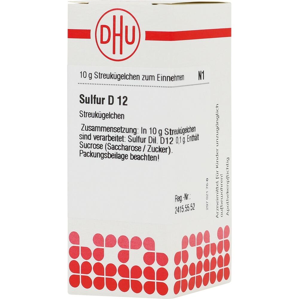 SULFUR D 12 Globuli 10 g Globuli