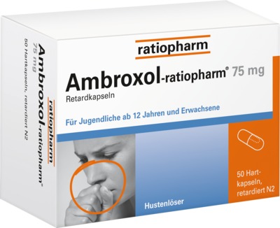Ambroxol-ratiopharm 75mg Hustenlöser 50 St Retard-Kapseln