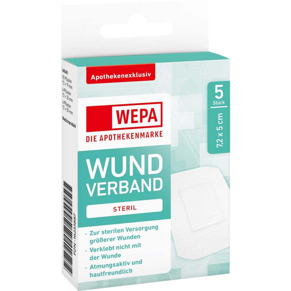 WEPA WUNDVERBAND STERIL 5 St Pflaster