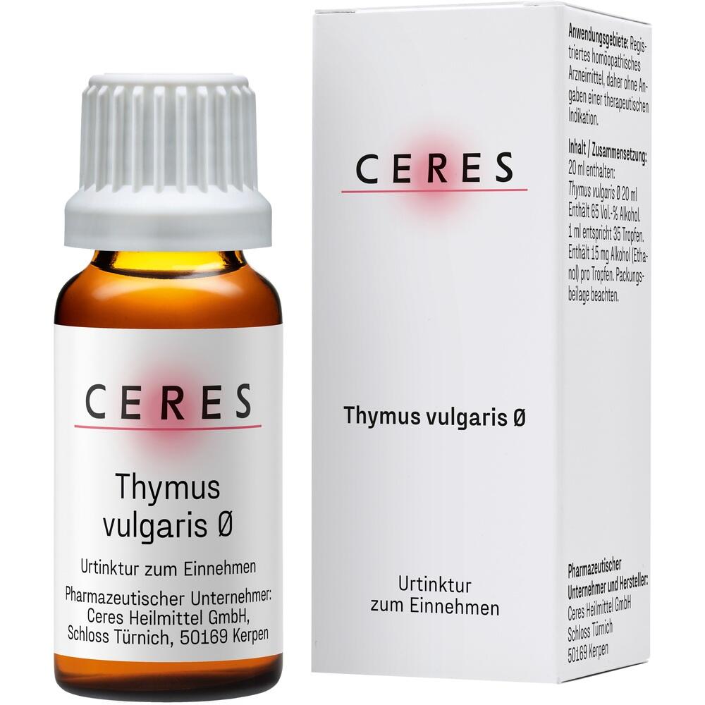 CERES Thymus vulgaris Urtinktur 20 ml Tropfen