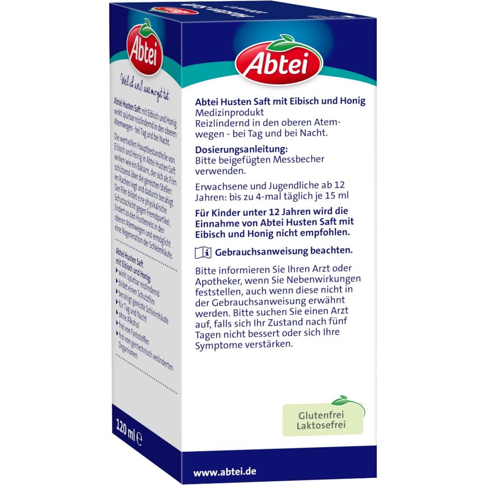 ABTEI Husten Saft Eibisch Honig  120 ml Sirup