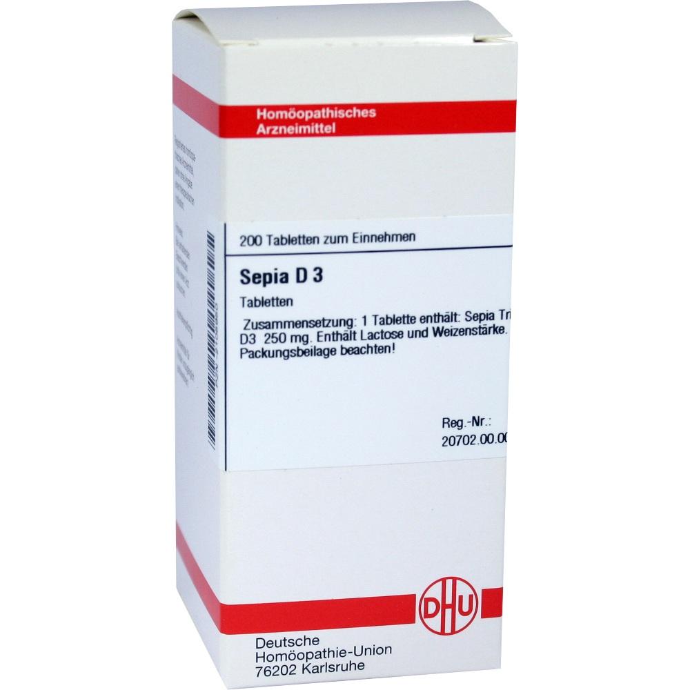 SEPIA D 3 Tabletten 200 St Tabletten