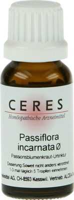 CERES Passiflora incarnata Urtinktur 20 ml Tropfen