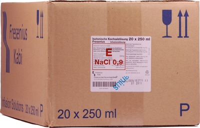 KOCHSALZLÖSUNG 0,9% Plastikflasche Fresenius 20X250 ml Infusionslösung