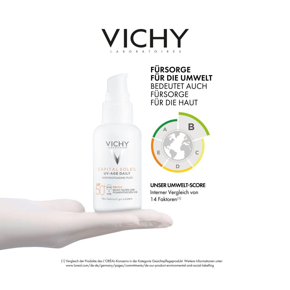 VICHY CAPITAL SOLEIL UV-AGE DAILY LSF 50+ 40 ml Flüssigkeit