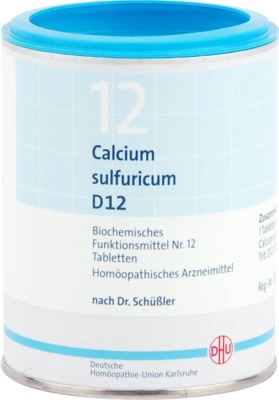 DHU Schüssler-Salz Nr. 12 Calcium sulfuricum D 12 1000 St Tabletten