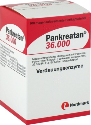 Pankreatan 36000 100 St Magensaftresistente Hartkapseln