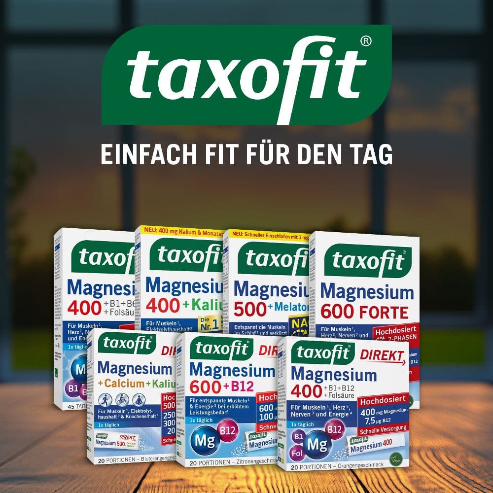 taxofit MAGNESIUM 500 NACHT + MELATONIN 30 St Tabletten