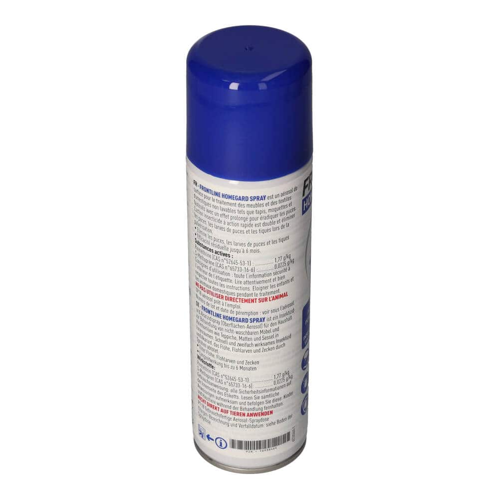 FRONTLINE HOMEGARD  zur gezielten Umgebungsbehandlung gegen Zecken, Flöhe & Flohlarven 250 ml Spray